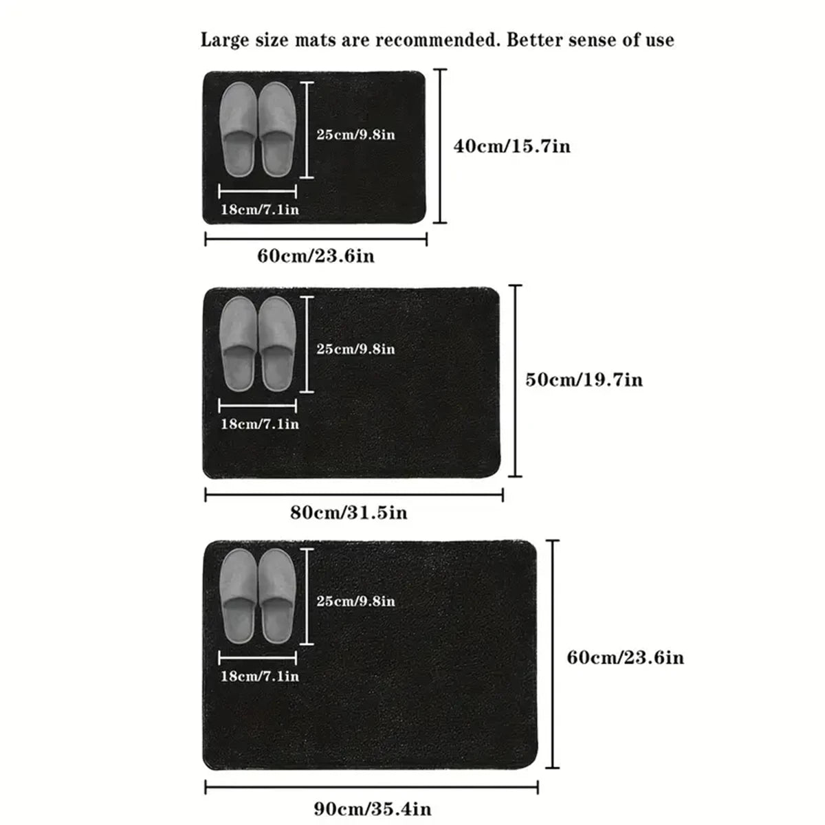 3D Antislip Absorberende Badmat